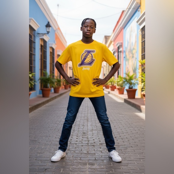 Official NBA Los Angeles #6 T-Shirt
Length29cm. shoulder 17cm. waist 19 cmSize S - Picture 3 of 9